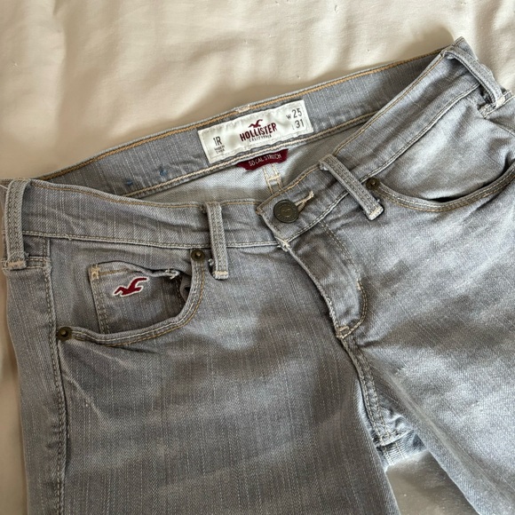 Hollister Social Stretch Denim Jeans Size 1 (1R) - Picture 9 of 10